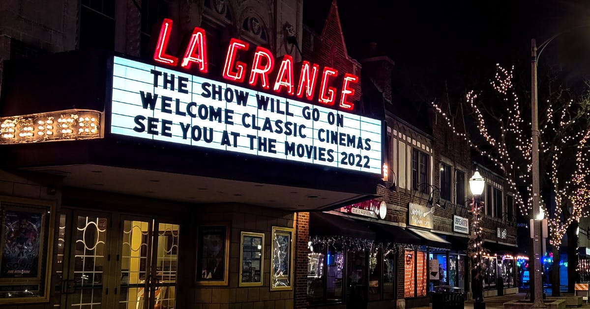 Deal on table for Classic Cinemas to run LaGrange Theater - Riverside  Brookfield Landmark