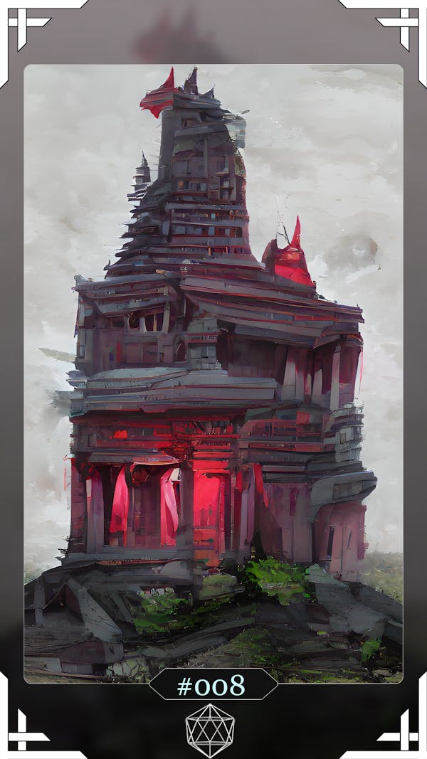 This magnificent structure is influenced by cultures and legends from all across the world. one of the 21 collectible cards that you can hold, collect and flip. 