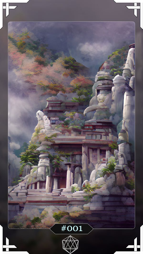 This magnificent structure is influenced by cultures and legends from all across the world. one of the 21 collectible cards that you can hold, collect and flip. 