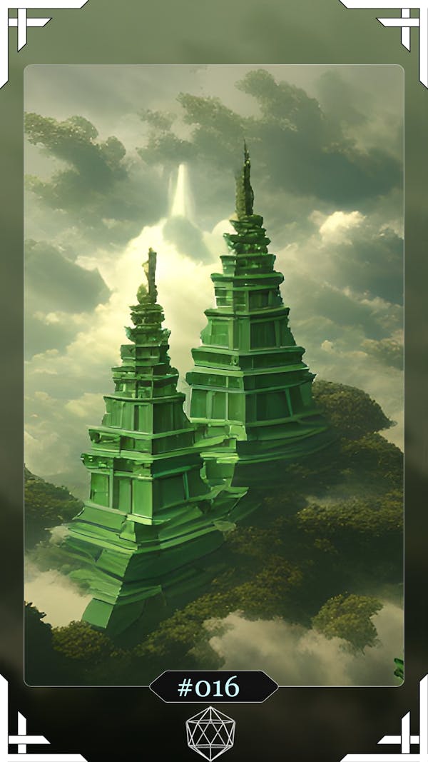 Majestic temples dimond cards # 16