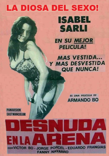 Desnuda en la arena/Furia sexual poster