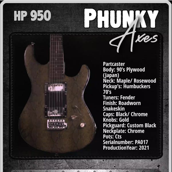 Phunky Axes"Old Snake"#017