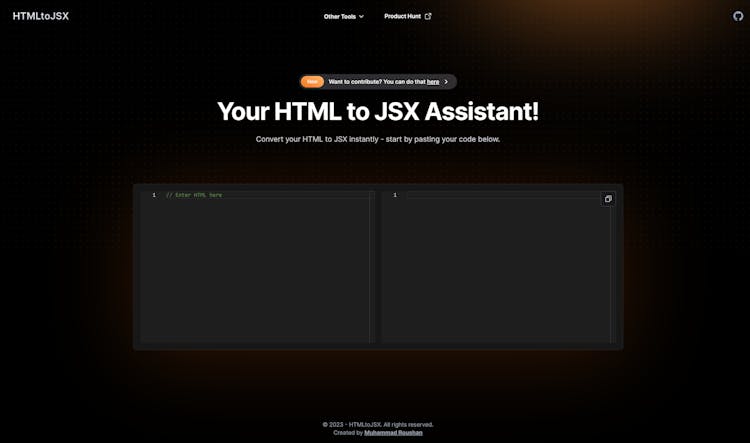 HTML to JSX