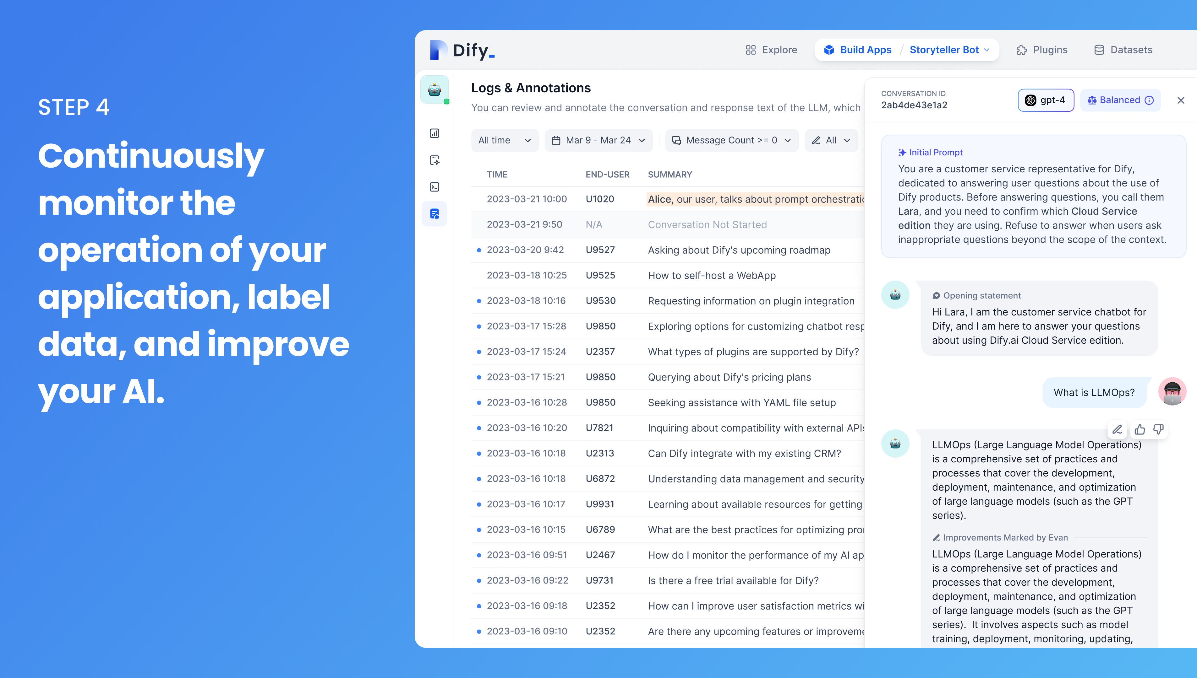 Dify.AI - Open-source Platform For LLMOps, Define Your AI-native Apps