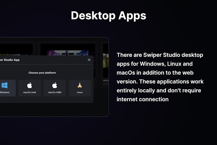 Swiper Studio