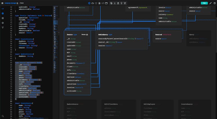 GraphQL editor