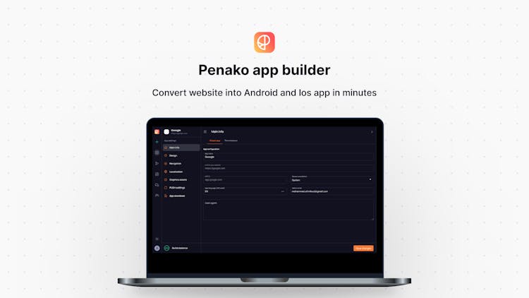 Penako App Builder