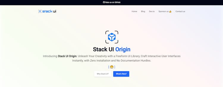 Stack UI - Freeform Open UI Library