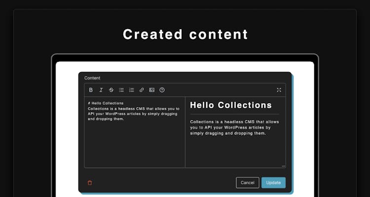 Collections CMS