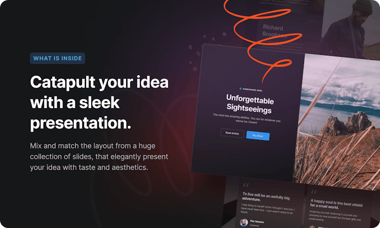 Slides - Static website generator, create animated websites easily.