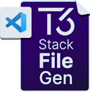 Next.js with T3 Stack in VSCode: Effortless file generation.