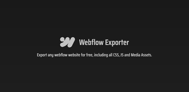 Webflow-Exporter