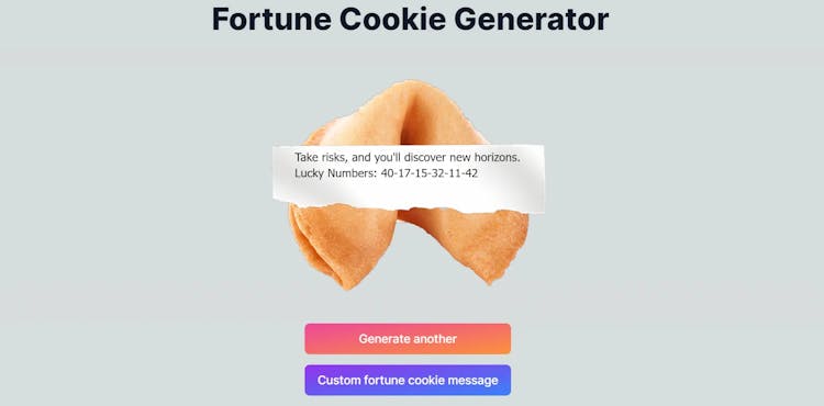 Fortune Cookie Generator
