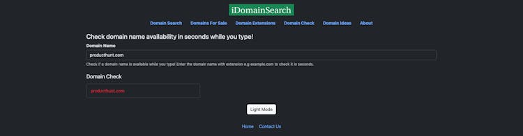 iDomainSearch