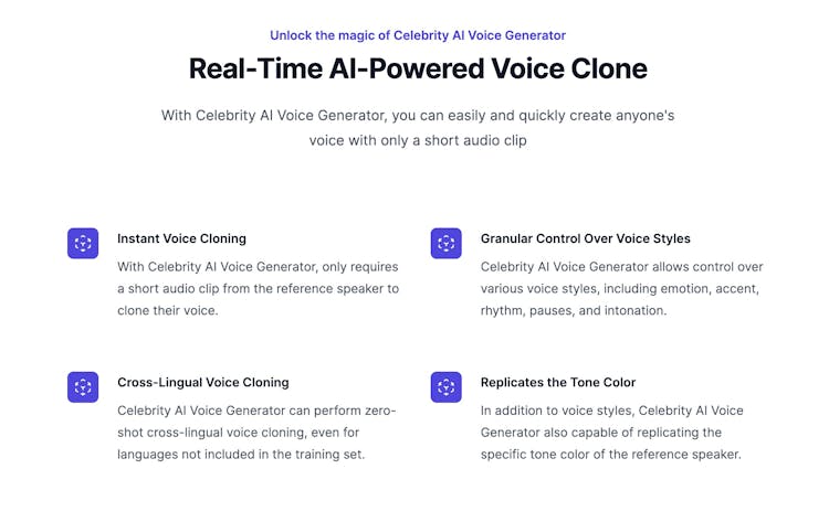 Celebrity AI Voice
