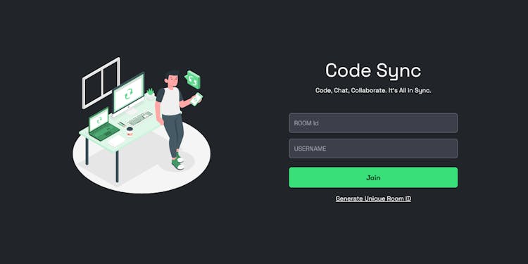 Code Sync - A Realtime Code Editor - Code, Chat, Collaborate. It's All ...
