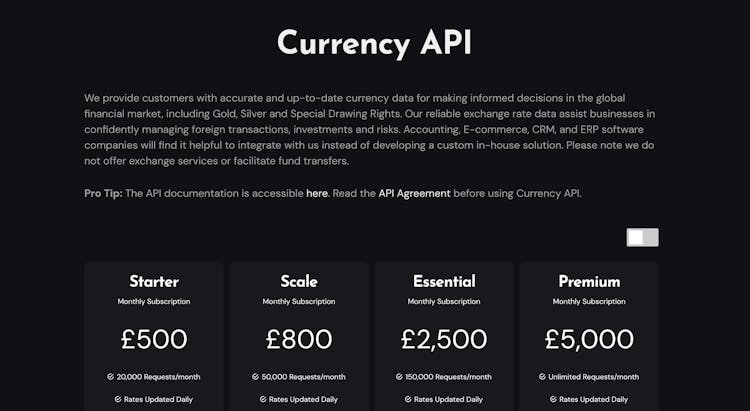 Currency API