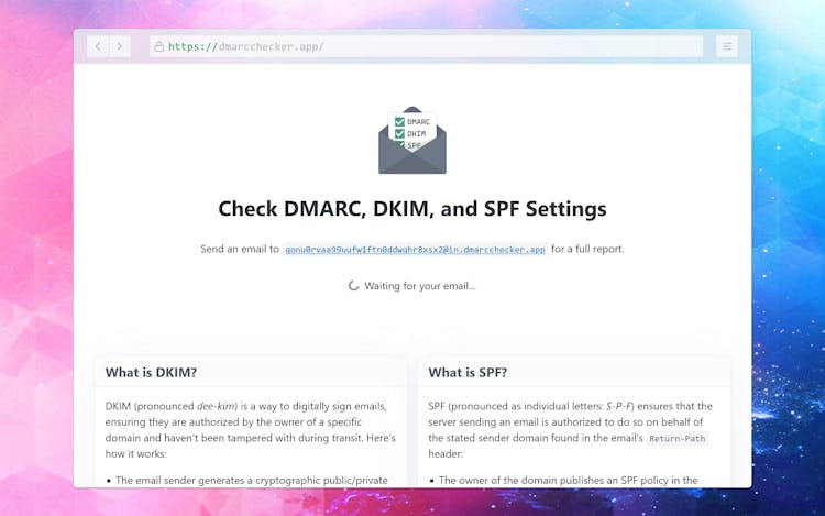 DMARC Checker