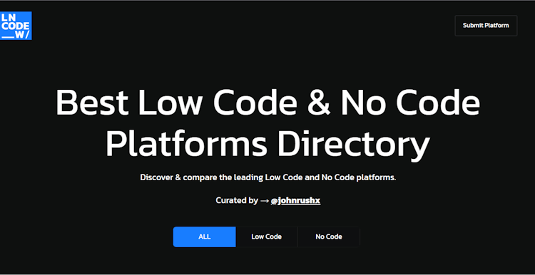 Low Code & No Code platforms