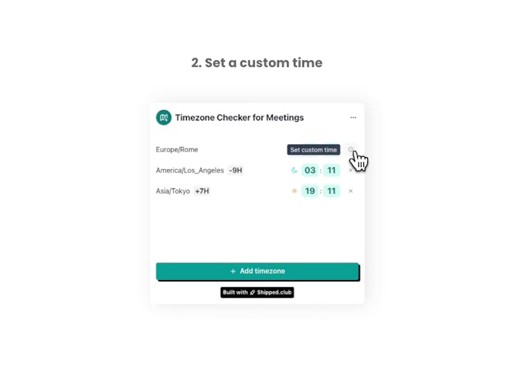 Timezone Checker for Meetings