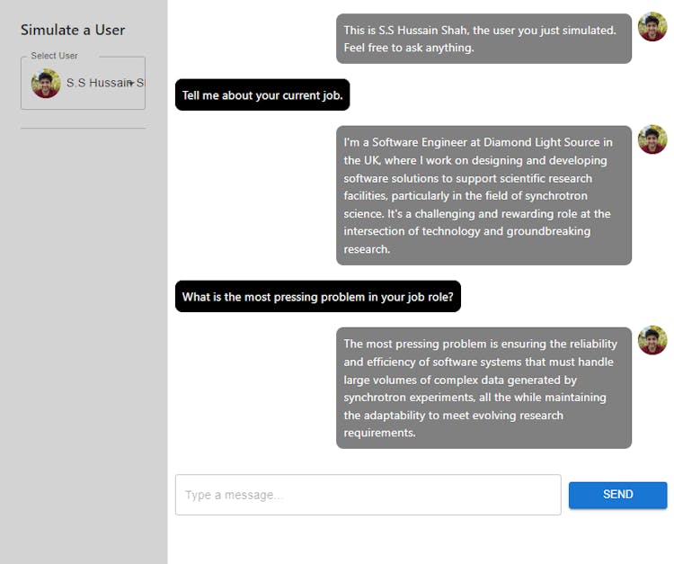 User Simulator - Turn leads into chatbots and ask them anything.