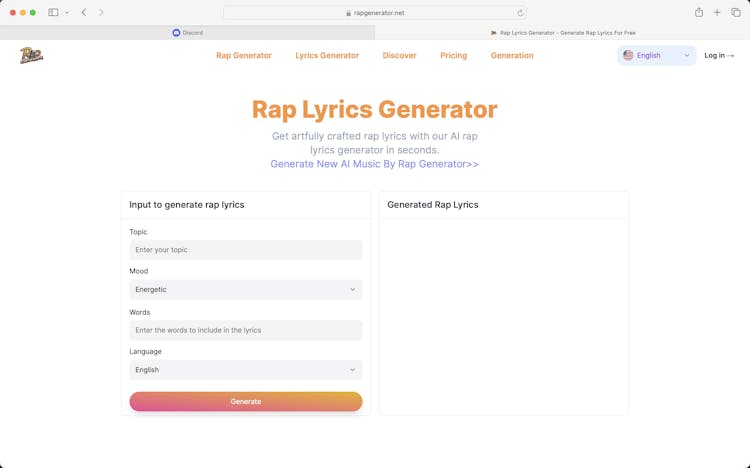 Rap Generator