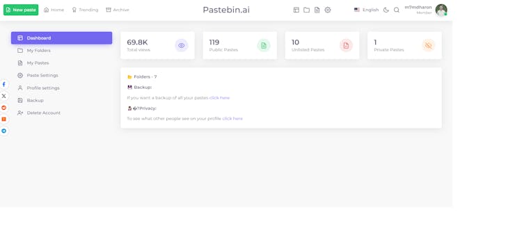Pastebin.ai - #1 Paste Tool since 2019