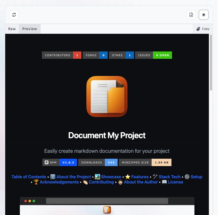 Document My Project