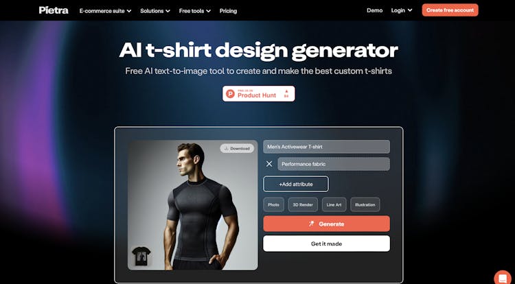 AI t-shirt design generator - Create & Customize Free Templates | Pietra