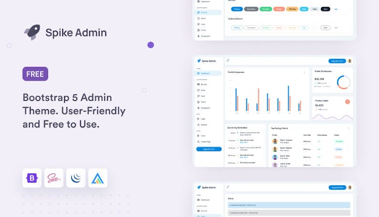 Spike Bootstrap Admin Dashboard