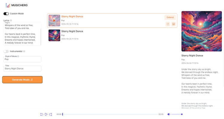 MusicHero.ai: Free AI Music Generator from Text Online