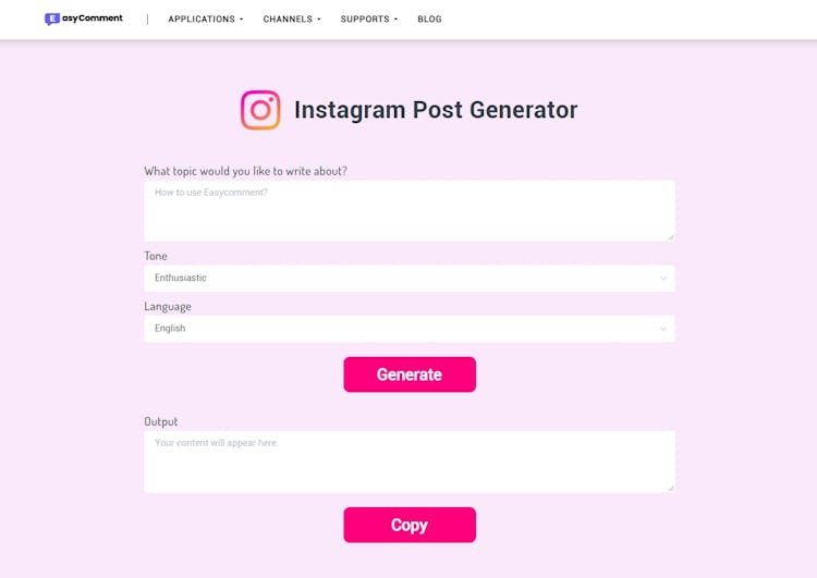 Instagram Post Generator | EasyComment - EasyComment's Instagram post ...