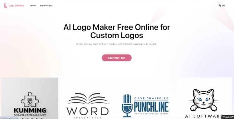 LogoGalleria : AI Logo Maker with Precision Free Online 