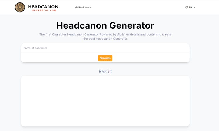 Headcanon Generator