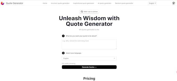 Quote Generator