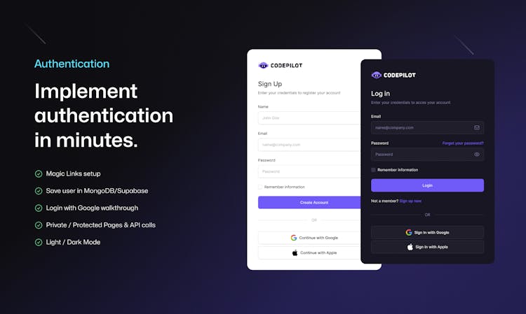 Codepilot - The Ultimate SaaS Starter Kit