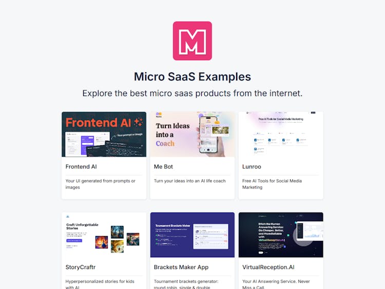 Micro SaaS Examples