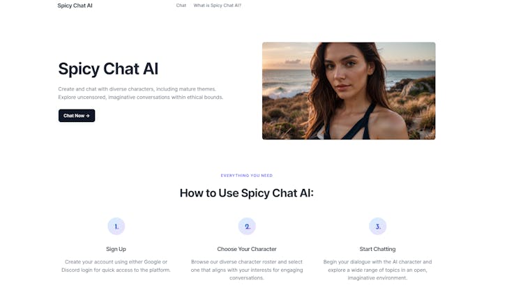 Spicy Chat AI Create and chat with diverse characters including Spicy Chat AI Create and chat with diverse characters including