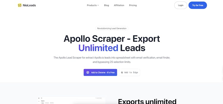 NioLeads - Enterprise LikedIn Email Finder 