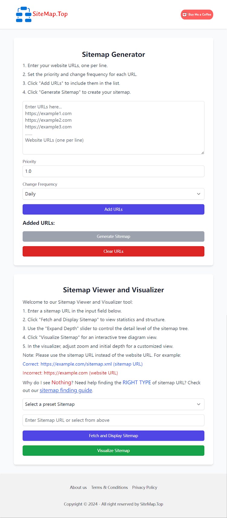 SiteMap.Top - Sitemap Generator and Visualizer