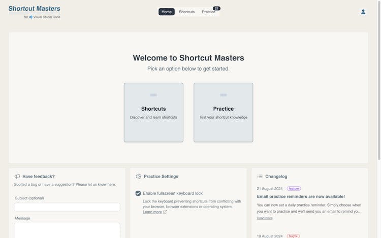 Shortcut Masters