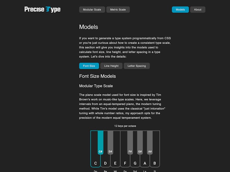 Precise Type - Create Precise Type Scales Easily