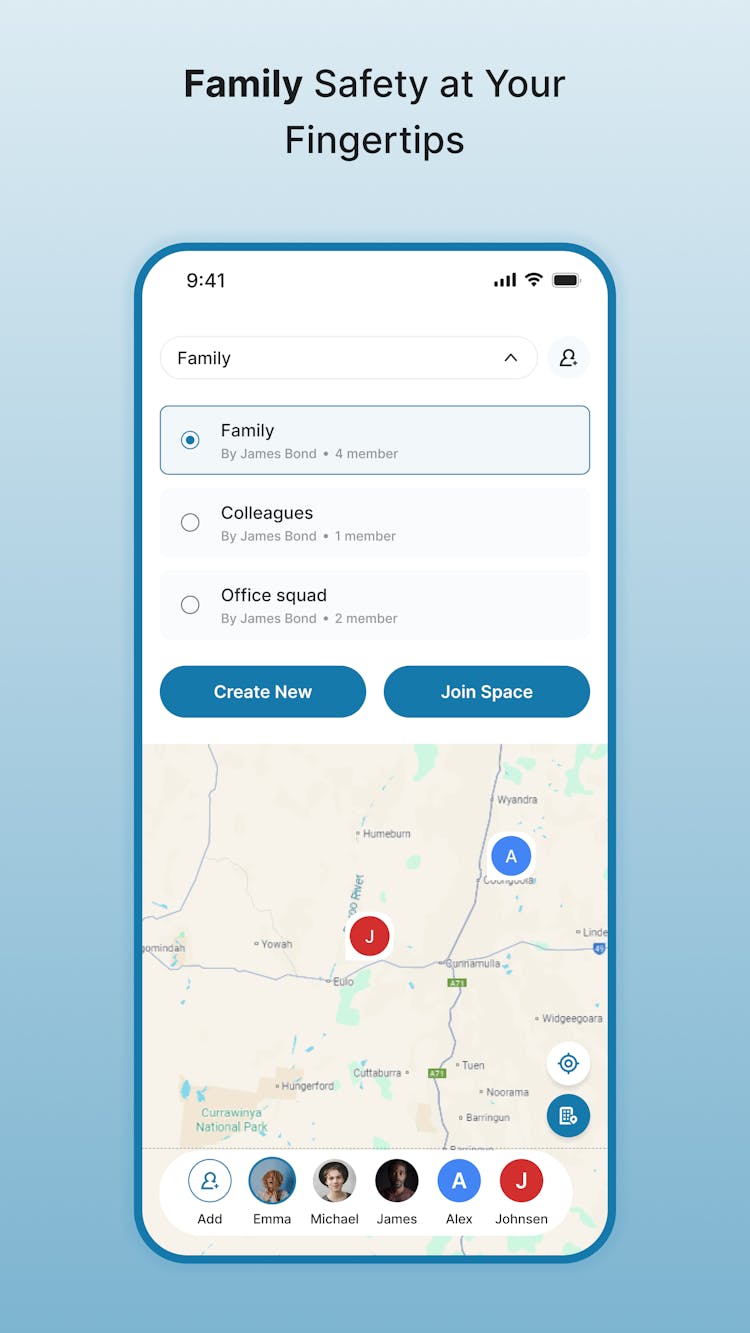 GroupTrack - Live Location Tracking and Sharing App