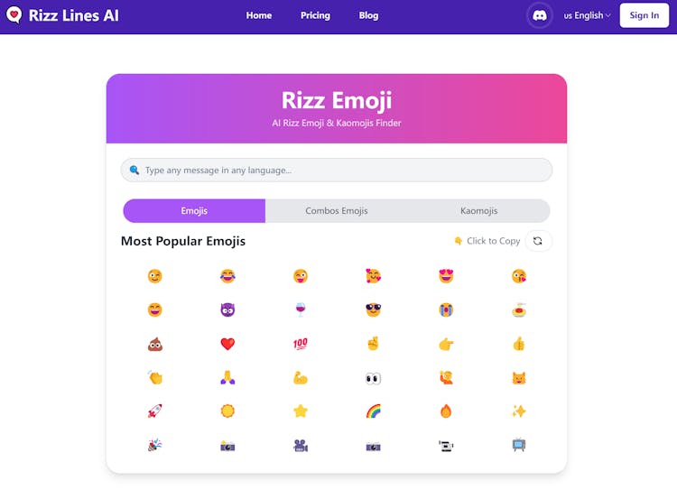 Rizz Lines AI - Generate smooth pickup lines with Rizz Lines AI