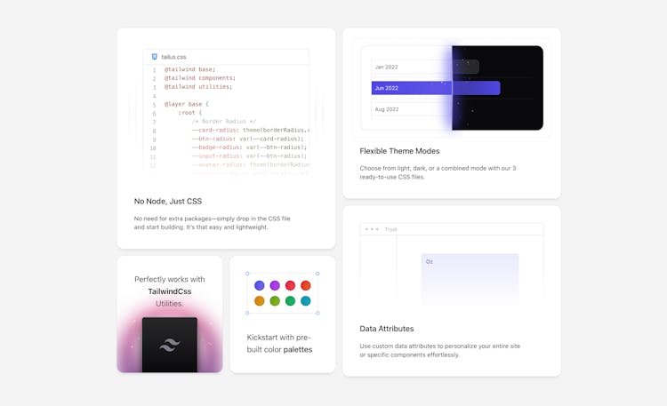 Tailus UI Html