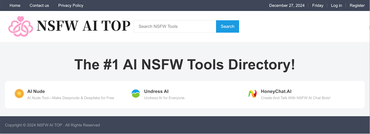 NSFW AI TOP - The #1 NSFW AI Tools Directory logo