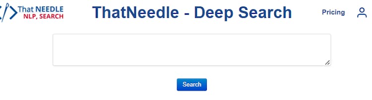 ThatNeedle - Deep Search