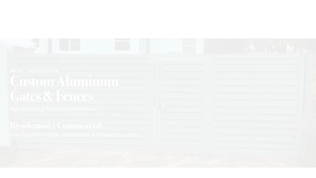 FL Gates & Fences fence company website