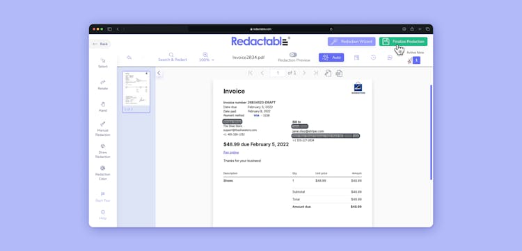 Redactable