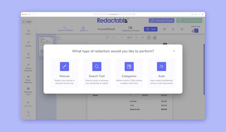 Redactable